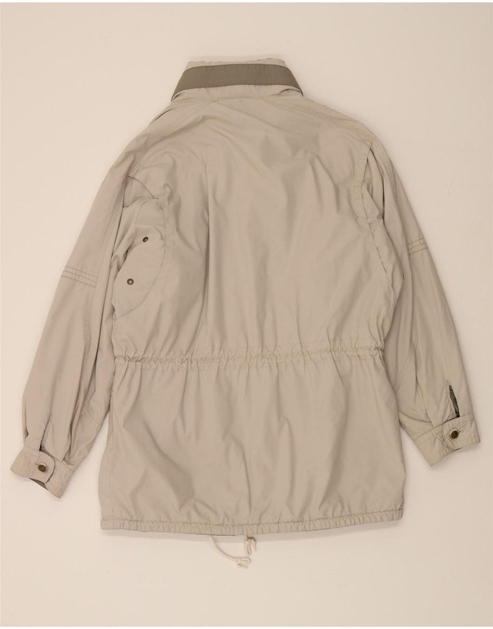 VALMELINE Mens Hooded Windbreaker Jacket IT 50 Large Grey Cotton Vintage Valmeline and Second-Hand Valmeline from Messina Hembry 