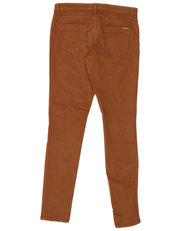 Spodnie damskie Massimo Dutti Skinny EU 38 W30 L31 Brązowa bawełna