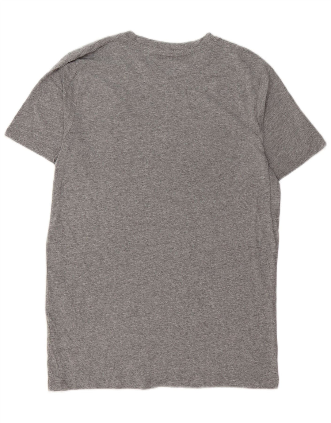 Męska koszulka z grafiką JACK & JONES, średnia szara bawełna