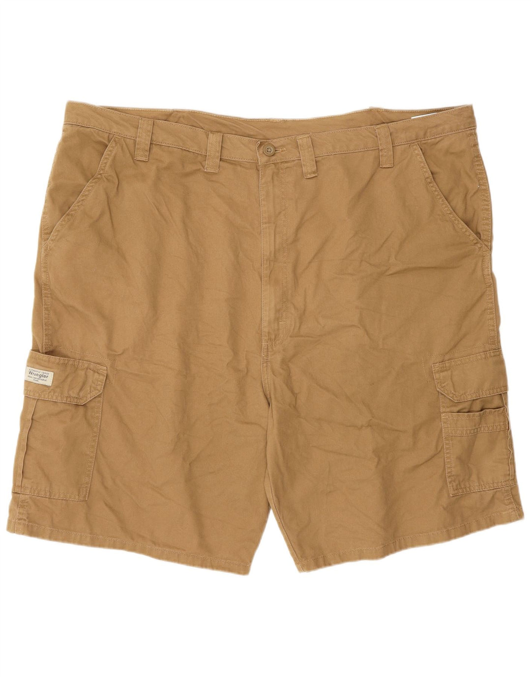 Męskie spodenki cargo Wrangler W46 3XL beżowa bawełna
