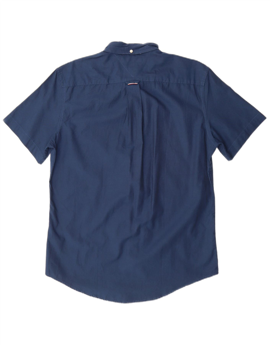 Koszula męska z krótkim rękawem Tommy Hilfiger, średnia, granatowa, bawełniana