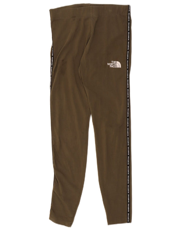 Damskie legginsy The North Face Graphic UK 8, małe, bawełniane w kolorze khaki