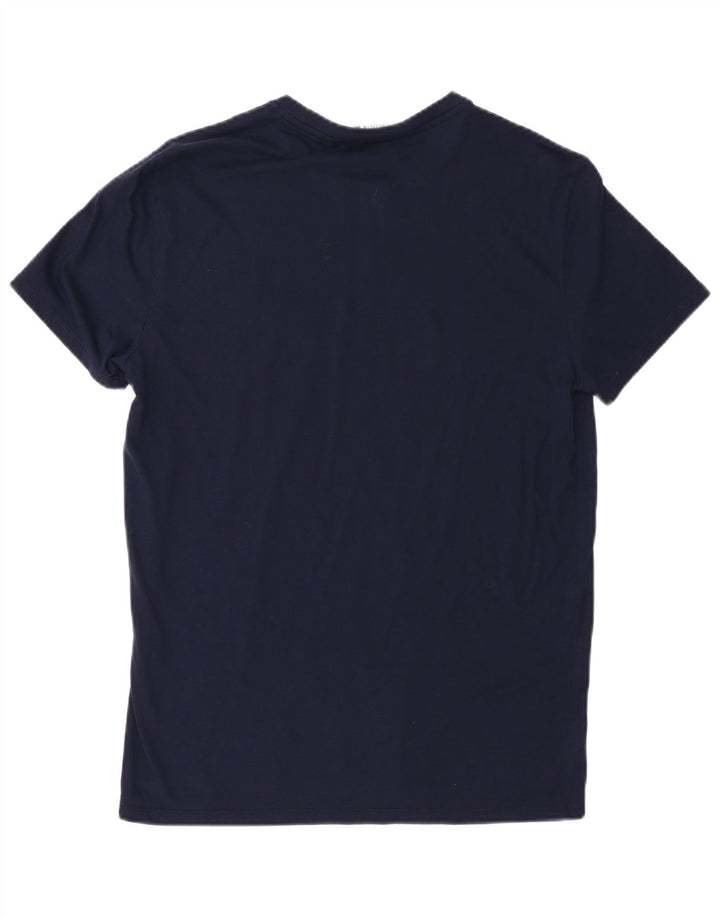 T-shirt męski Lacoste o regularnym kroju, rozmiar 4, średni granatowy, bawełniany
