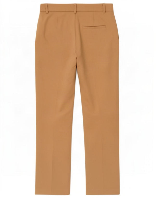 Damskie spodnie garniturowe Zara Pegged Medium W28 L31 Beżowy poliester