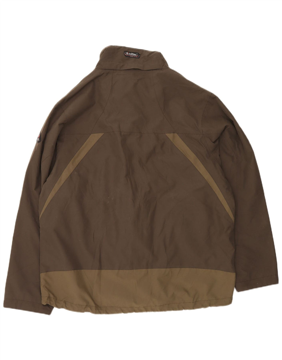 Męska kurtka wiatrówka Killtec UK 44 2XL Khaki, poliester z blokami kolorów