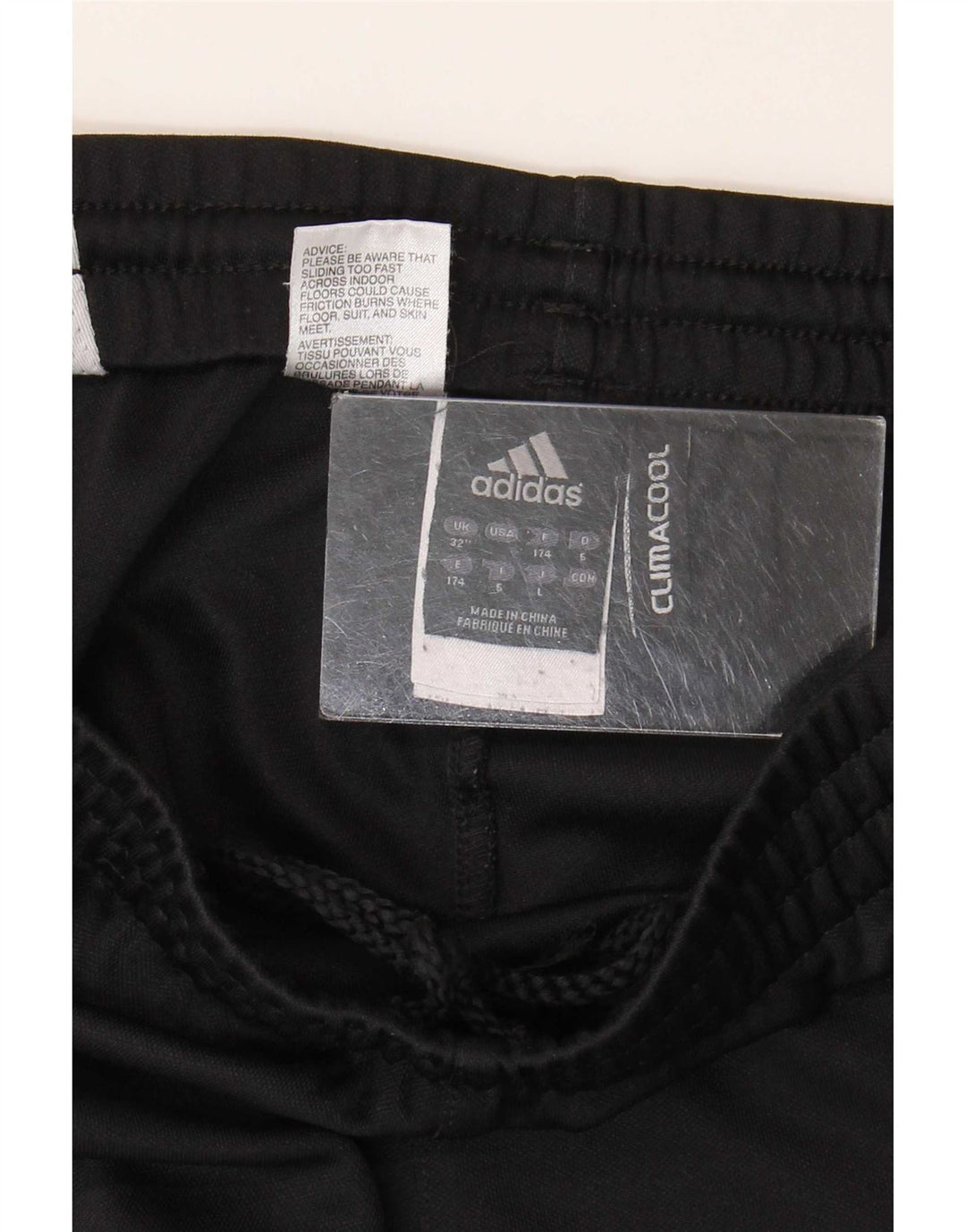 Męskie spodnie dresowe Adidas Climacool, średni czarny poliester