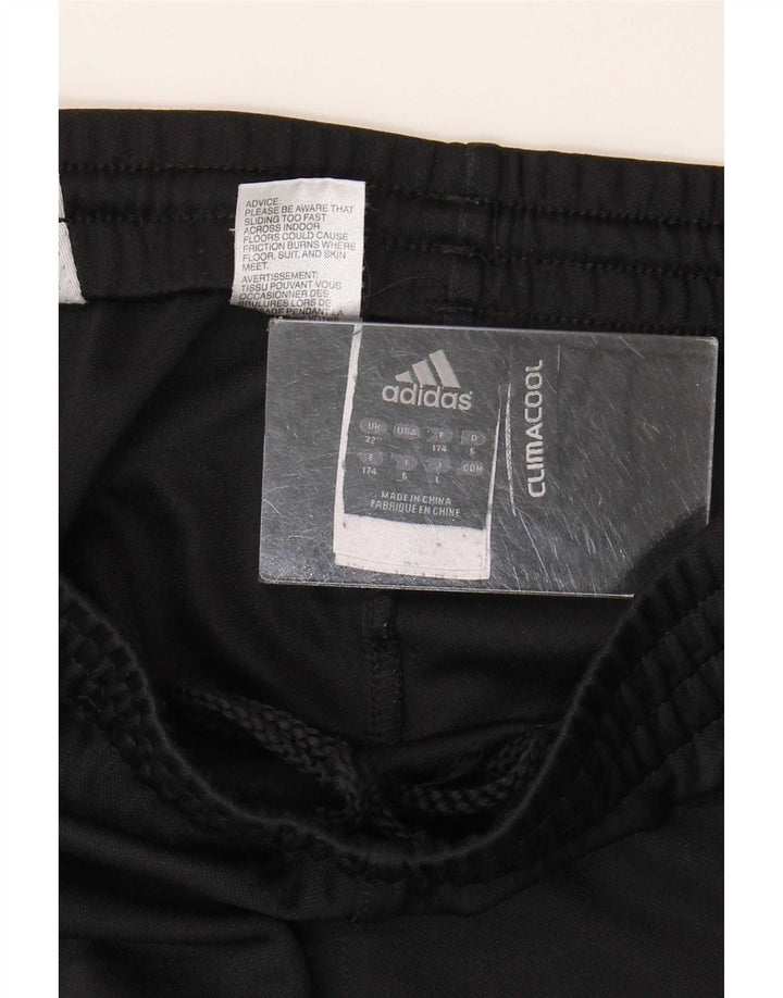 Męskie spodnie dresowe Adidas Climacool, średni czarny poliester