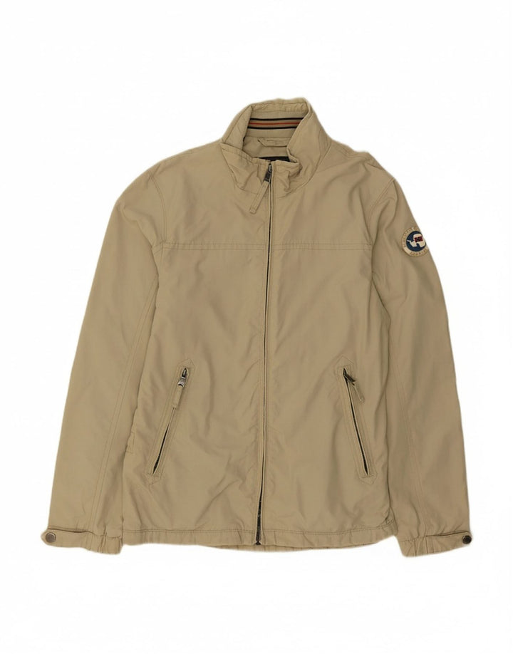 NAPAPIJRI Mens Bomber Jacket UK 40 Large Beige Polyamide