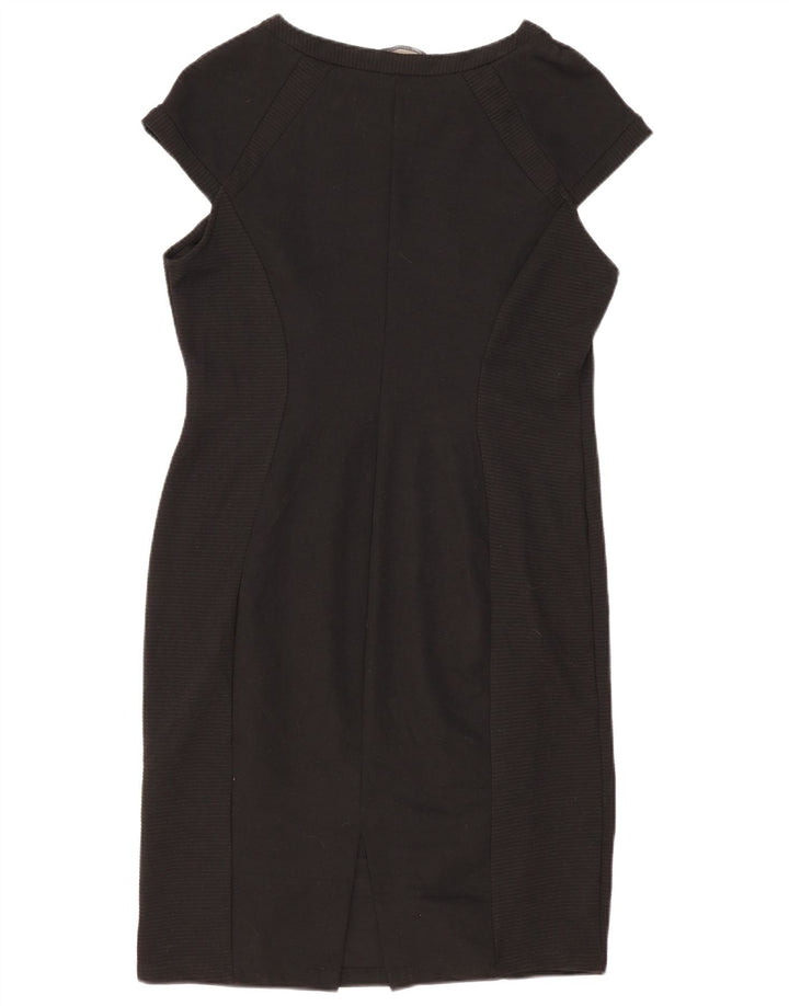 Marks & Spencer Damska sukienka płaszczowa UK 18 XL, czarny poliester