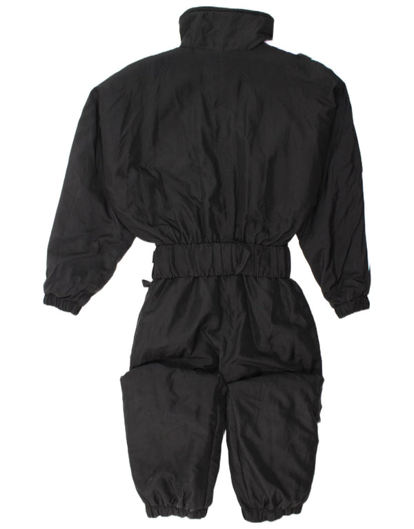 Damski kombinezon narciarski VINTAGE IT 48 XL Czarny poliamid z blokami kolorów