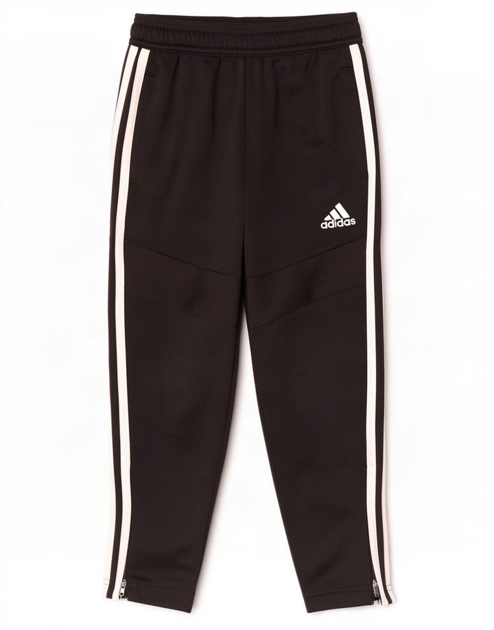 Chłopięce spodnie dresowe Adidas 5-6 lat, czarny poliester