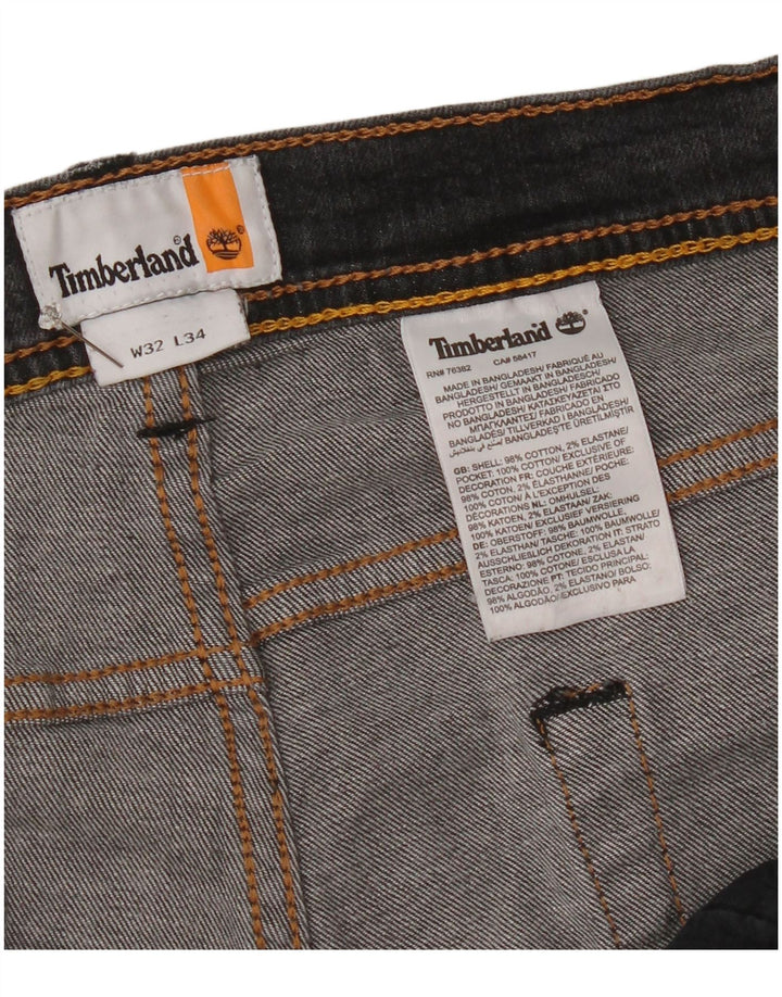Męskie jeansy Timberland W32 L34 Szara bawełna