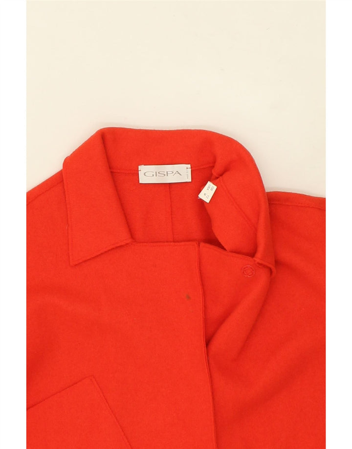 GISPA Womens Oversized Overcoat UK 12 Medium  Red Vintage Gispa and Second-Hand Gispa from Messina Hembry 