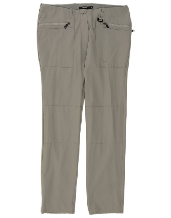 Damskie spodnie cargo Rohan UK 12 Medium W32 L30 Szary poliamid