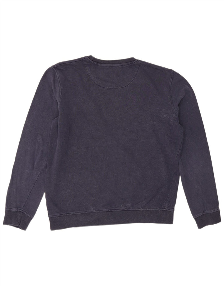 Męska bluza z grafiką Lyle & Scott, średni granat, blok kolorów