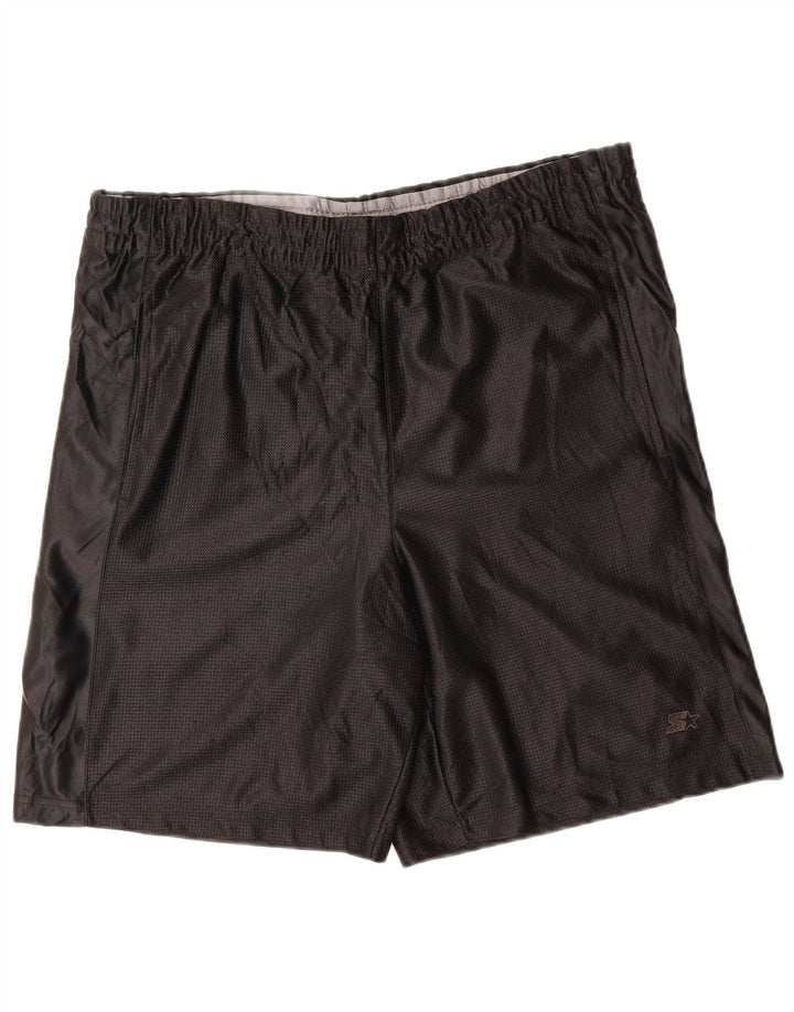 STARTER Mens Sport Shorts Medium Black Polyester