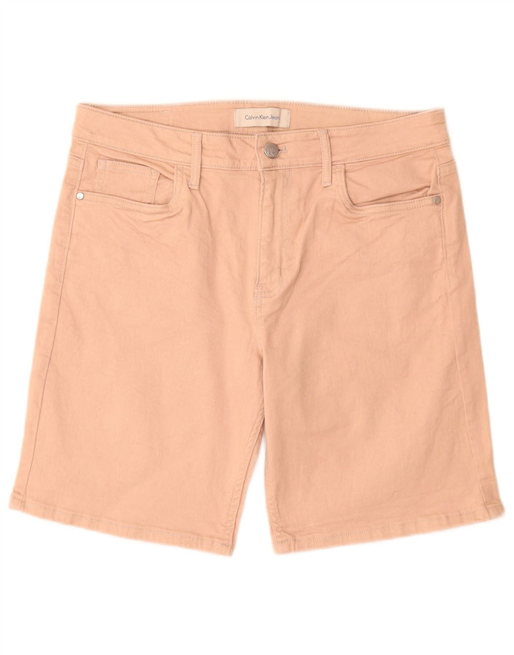 Męskie spodenki jeansowe Calvin Klein W31 Średnioróżowy bawełniany