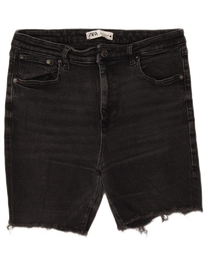 Męskie spodenki jeansowe Zara EU 36 2XL W36 Szara bawełna