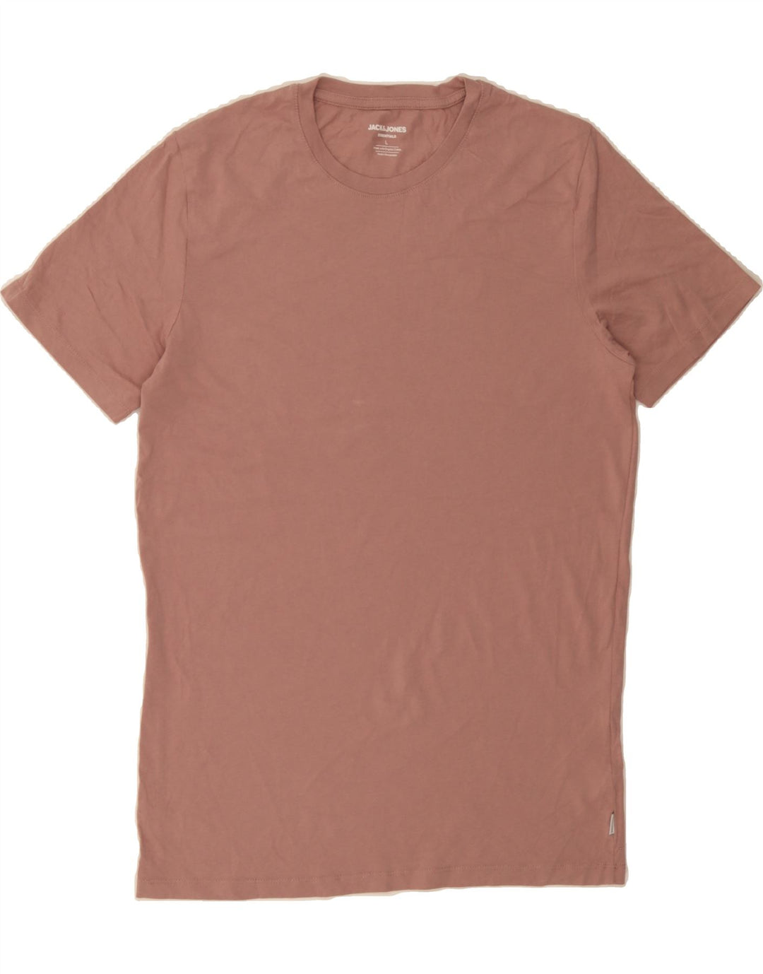 JACK & JONES Mens T-Shirt Top Large Maroon Cotton Vintage Jack & Jones and Second-Hand Jack & Jones from Messina Hembry 