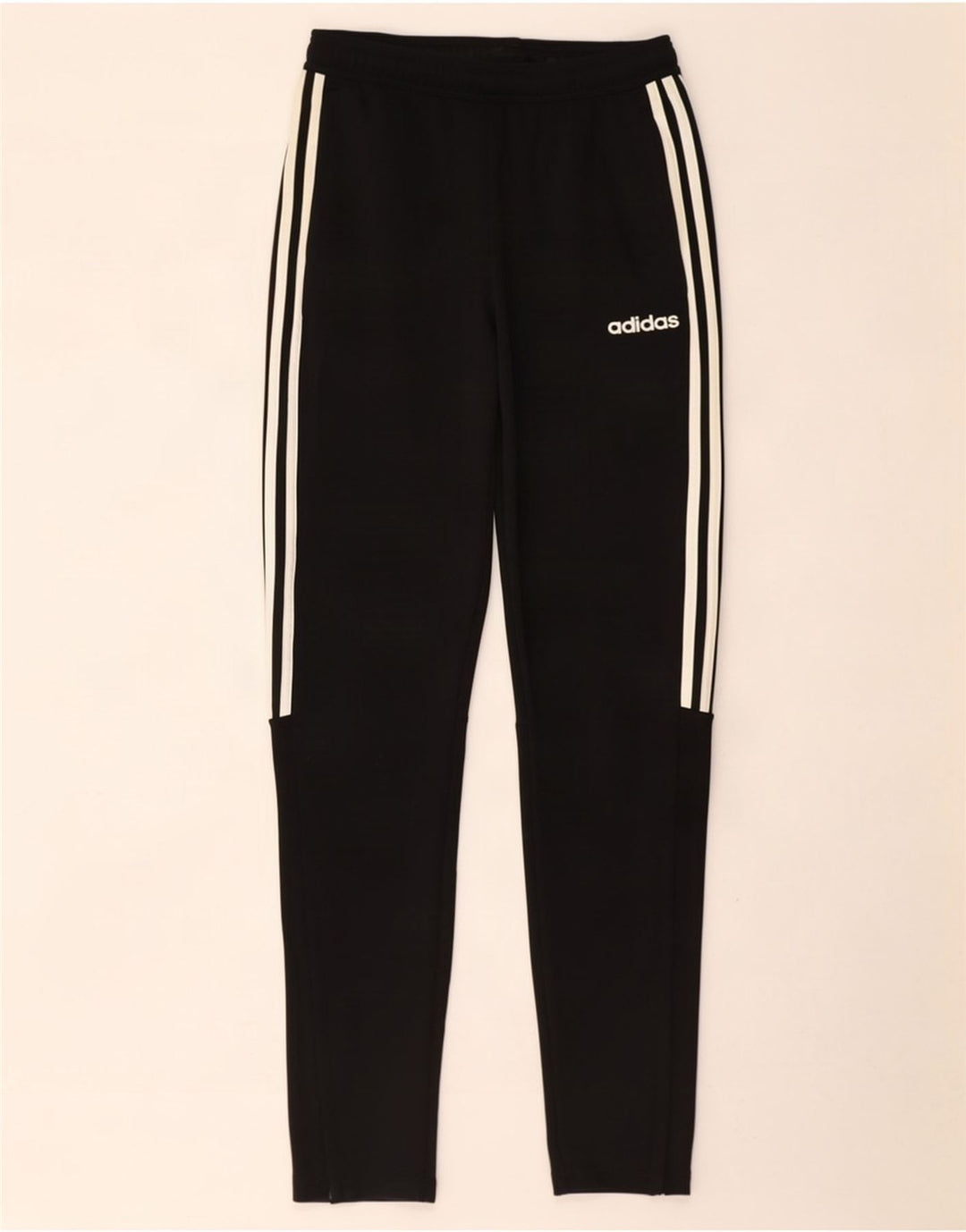 Męskie spodnie dresowe Adidas Climalite, małe, czarne, poliestrowe