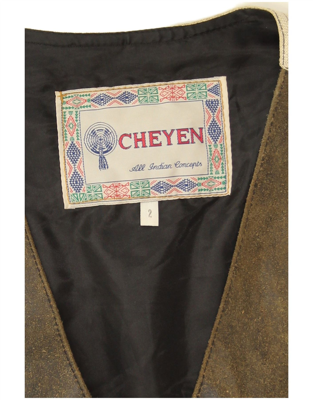 Męska kamizelka w stylu vintage, duża, khaki