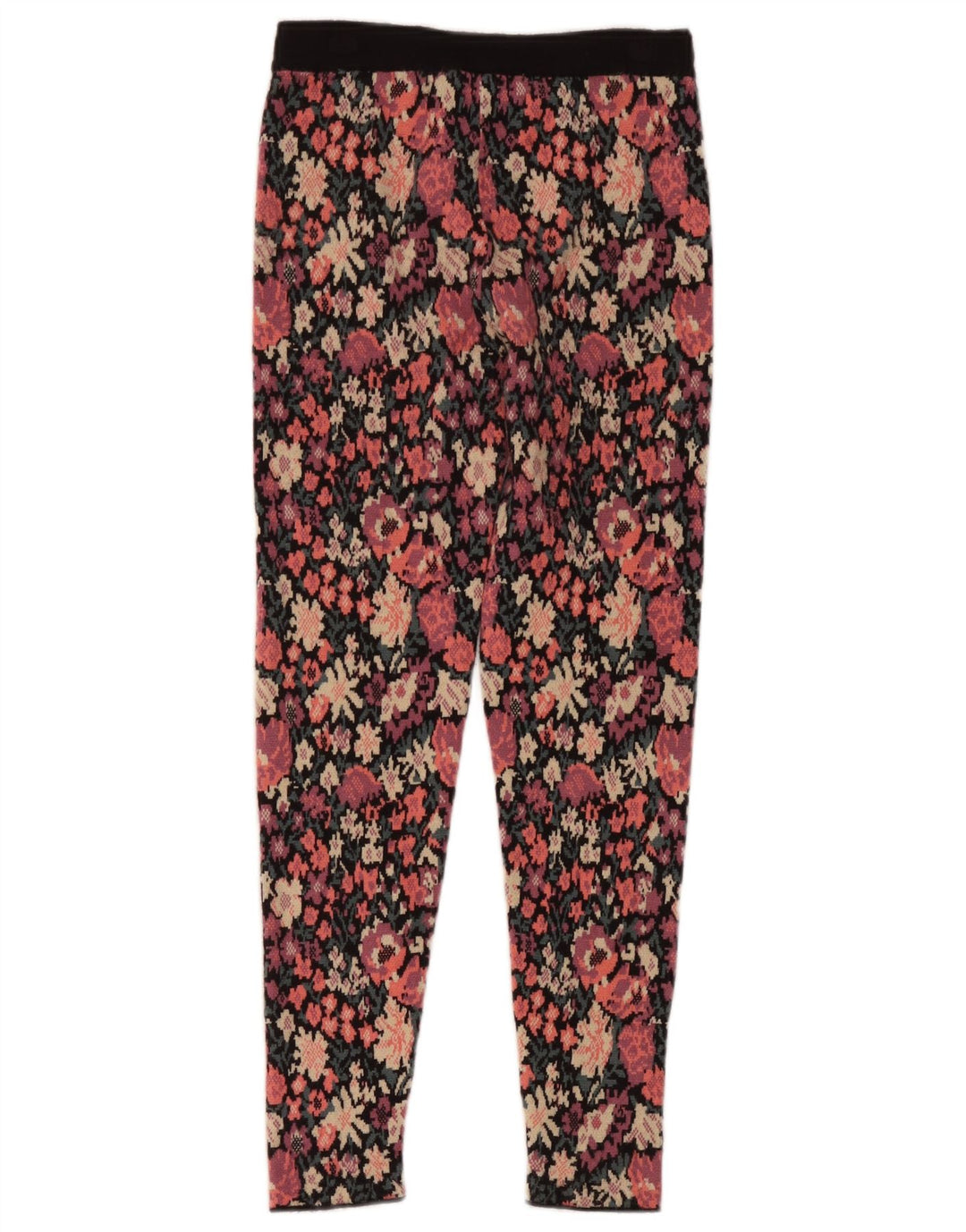 Legginsy damskie Zara UK 8, małe, wielokolorowe, z poliestru w kwiaty