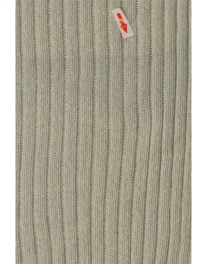 MARKS & SPENCER Damski sweter z okrągłym dekoltem UK 20 2XL Zielony, bawełniany