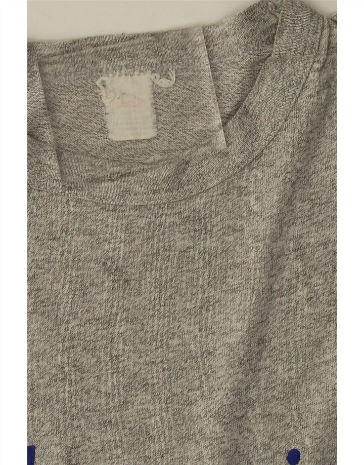 Męski T-shirt Champion z grafiką, duży, szary, nakrapiany