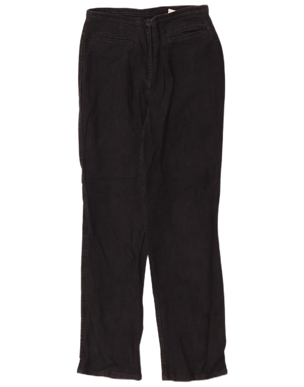 J. Damskie zwężane spodnie casual Crew z wysokim stanem US 10 Large W28 L30 Black
