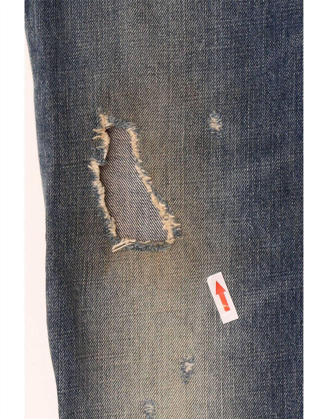 Dsquared Damskie proste dżinsy w trudnej sytuacji IT 44 Medium W30 L27 Niebieska bawełna