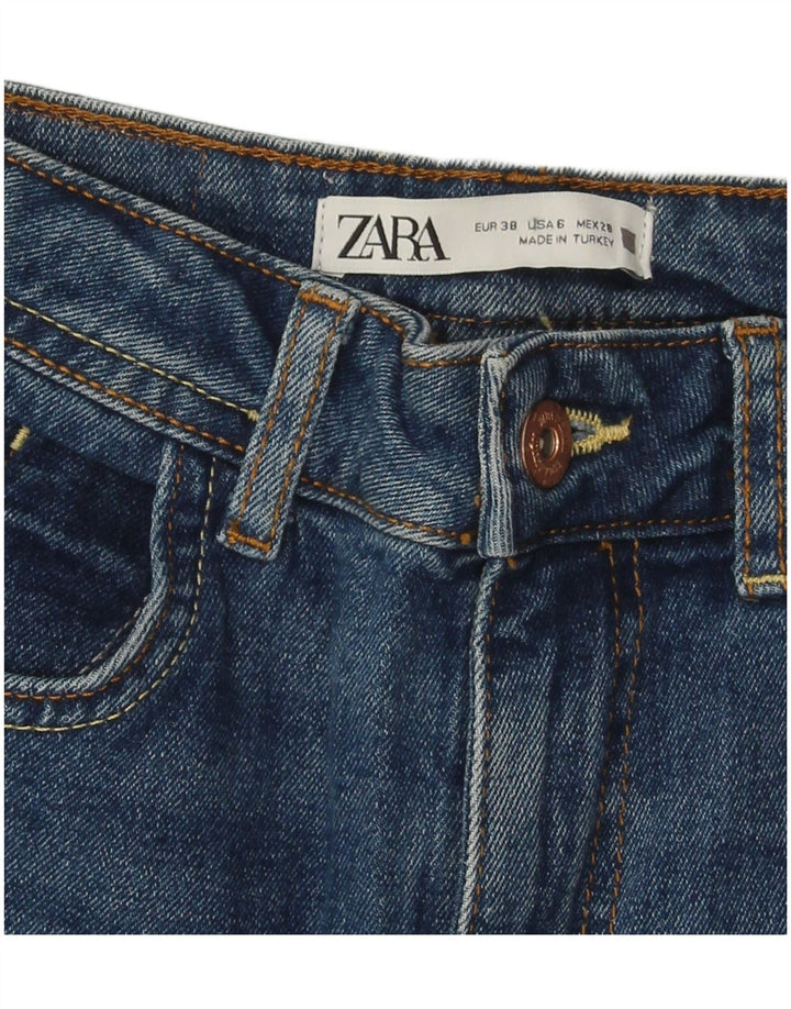 Damskie jeansy slim fit ZARA EU 38 Small W28 L27 Niebieskie