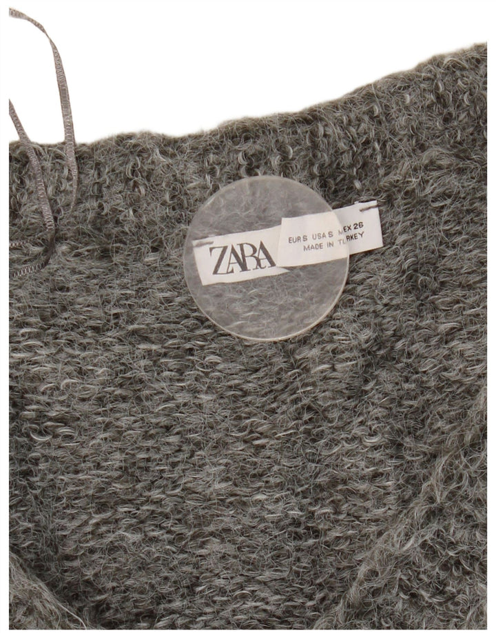 Damski sweter oversize Zara UK 10 Small Grey