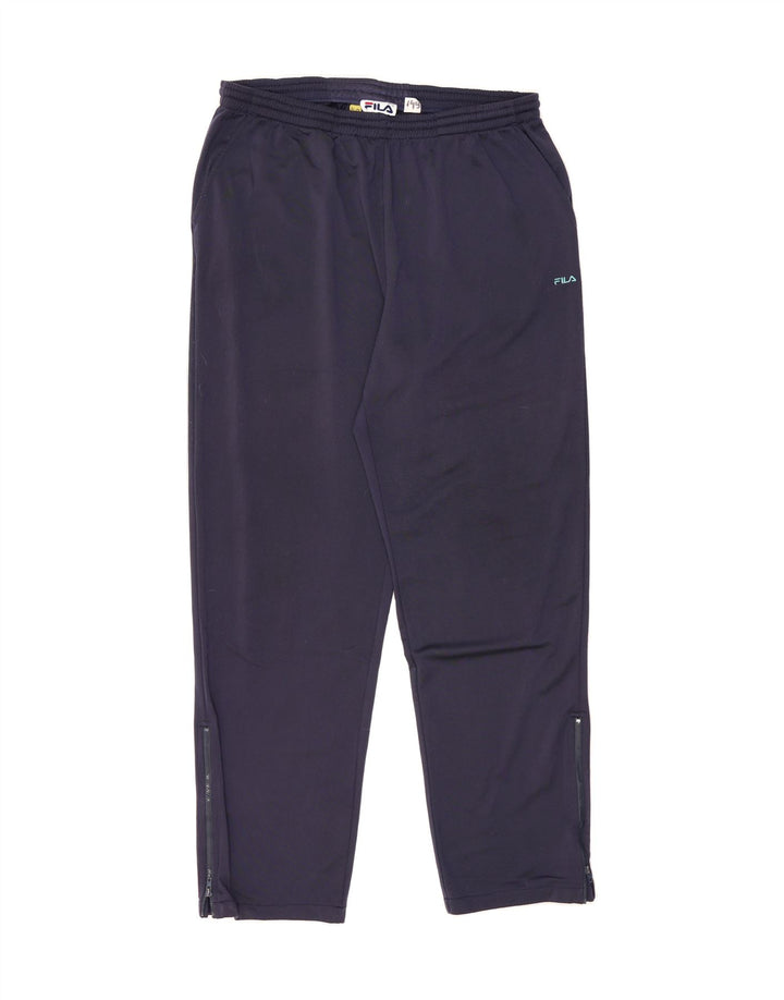FILA Mens Tracksuit Trousers IT 52 XL  Navy Blue Vintage Fila and Second-Hand Fila from Messina Hembry 