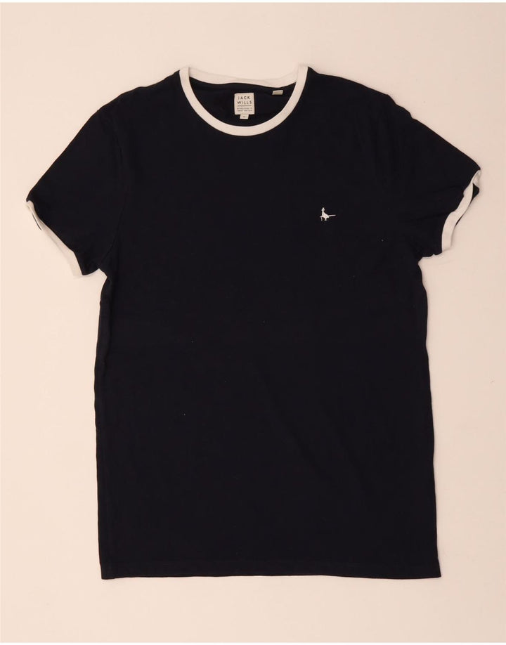 T-shirt męski JACK WILLS Top, średni, granatowy, bawełniany