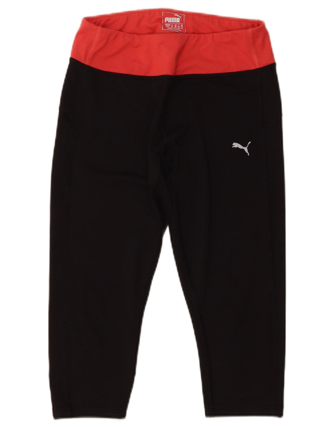 Damskie legginsy Capri Puma UK 12, poliester w kolorze średniej czerni