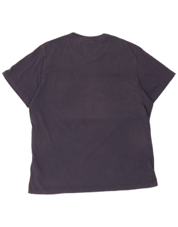 T-shirt męski Tommy Hilfiger Top XL, granatowy, bawełniany