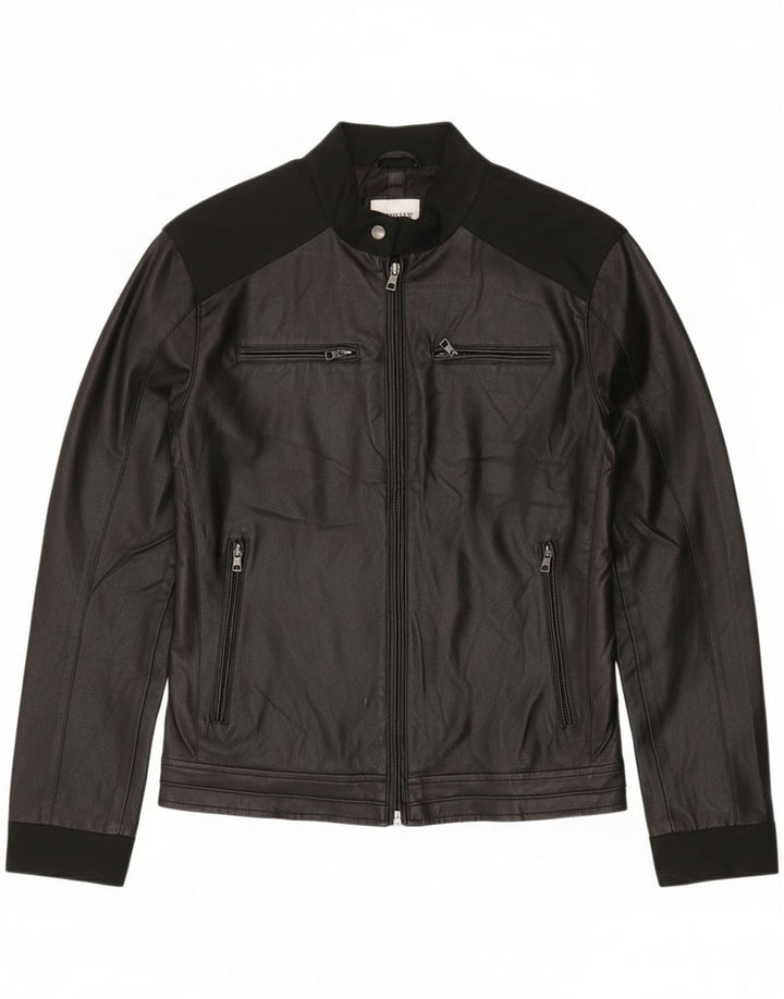 Damska kurtka bomberka Gas IT 52 XL, czarny poliester z blokami kolorów