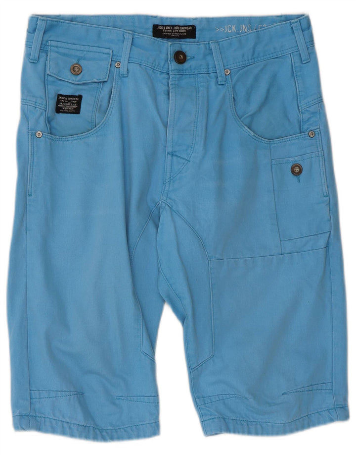 Męskie spodenki jeansowe Jack & Jones W32 średni niebieski