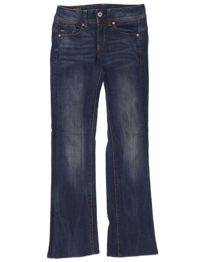 Damskie jeansy G-Star Midge Bootcut W28 L32 Niebieska bawełna
