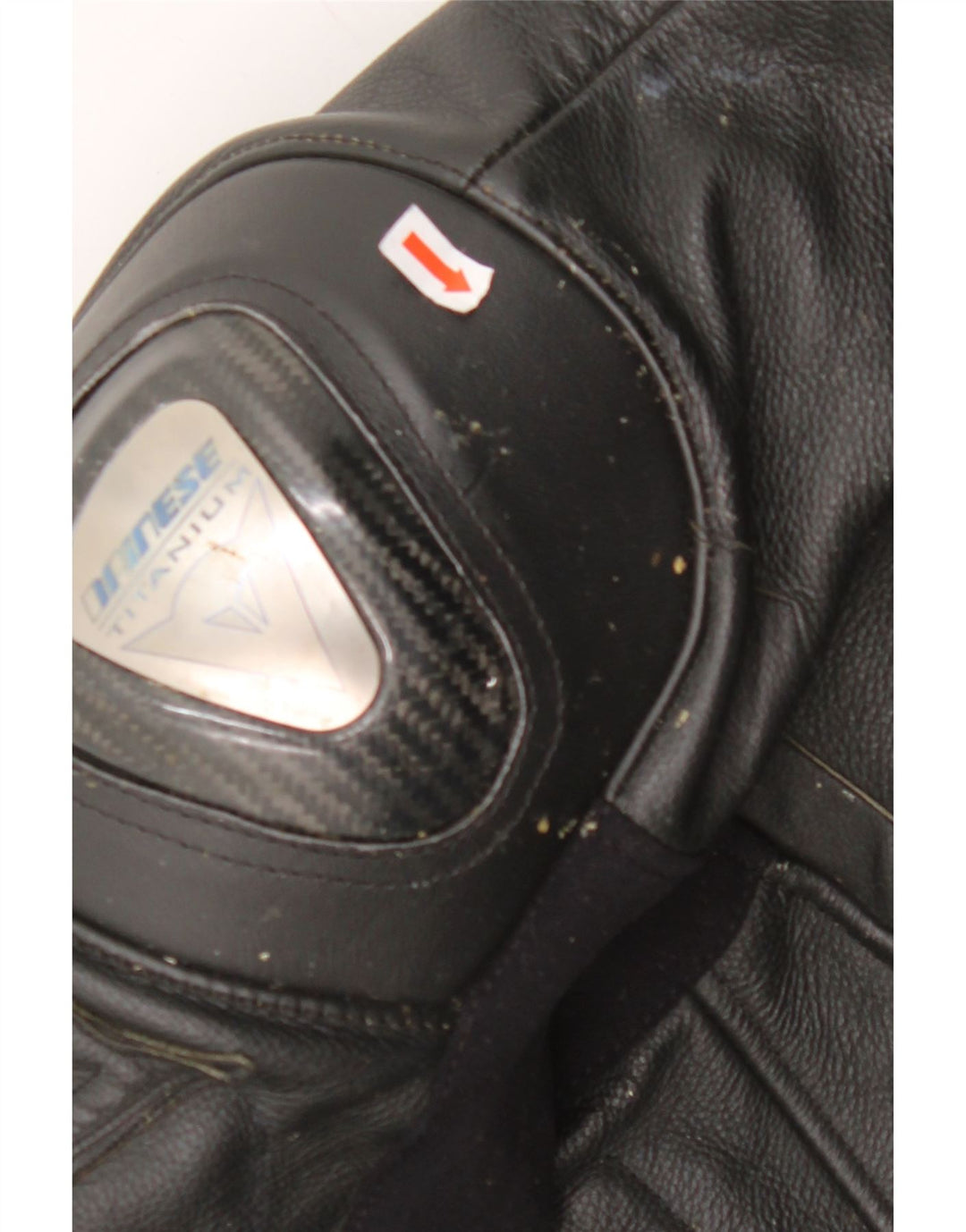 Męska skórzana kurtka racer DAINESE IT 50, duża, czarna