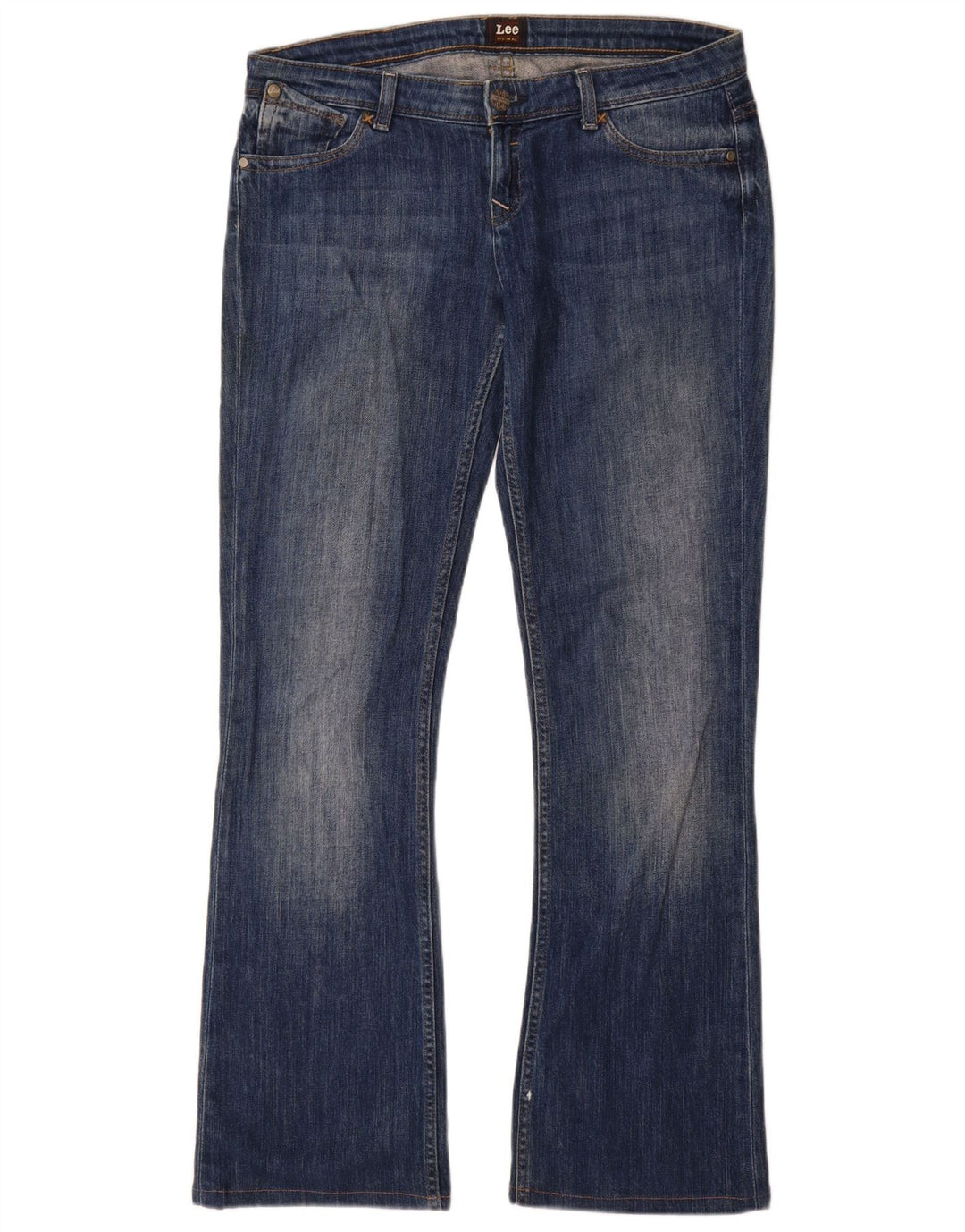 Damskie dżinsy Lee Bliss Bootcut W31 L35, niebieska bawełna