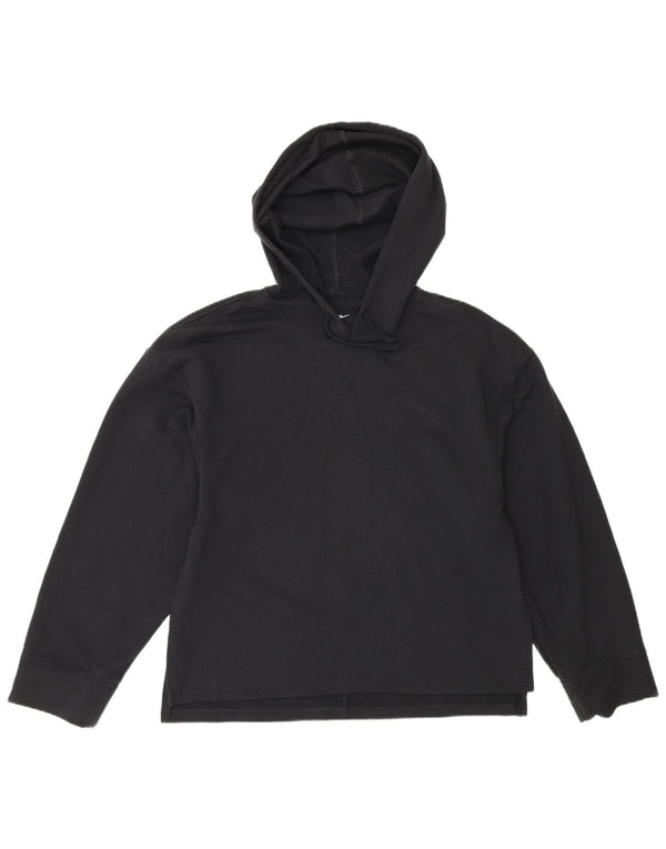 Damska bluza z kapturem Nike Yoga o swobodnym kroju, UK 6 XS, czarny poliester