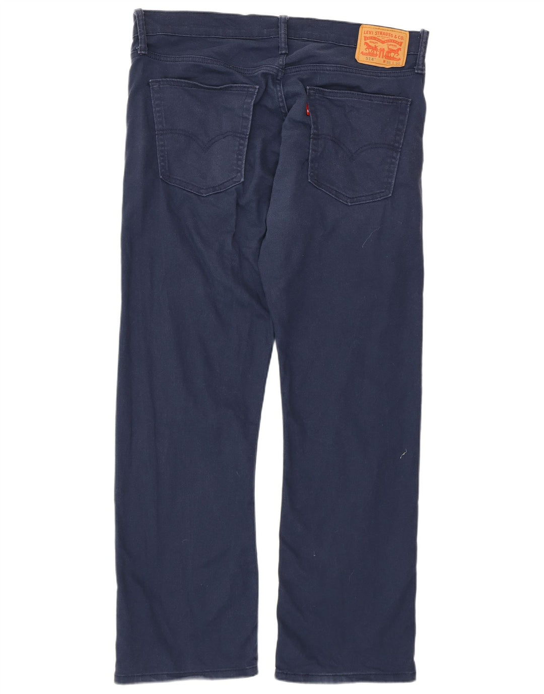 Męskie jeansy LEVI'S 514 Straight W36 L30 Granatowa bawełna