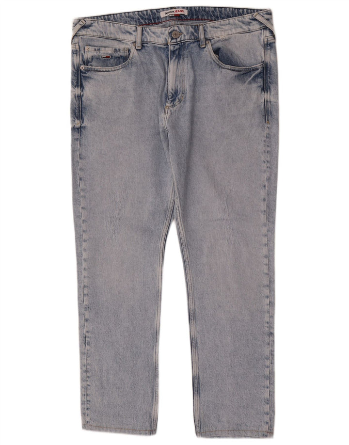 Męskie jeansy slim fit Tommy Hilfiger W36 L29 Niebieskie