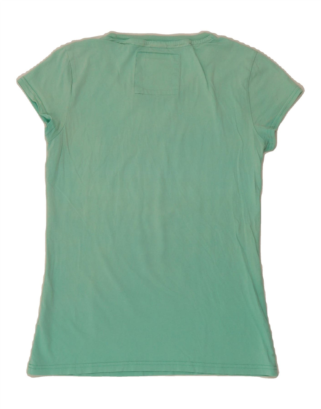 PUMA Womens Graphic T-Shirt Top UK 12 Medium Green Vintage Puma and Second-Hand Puma from Messina Hembry 