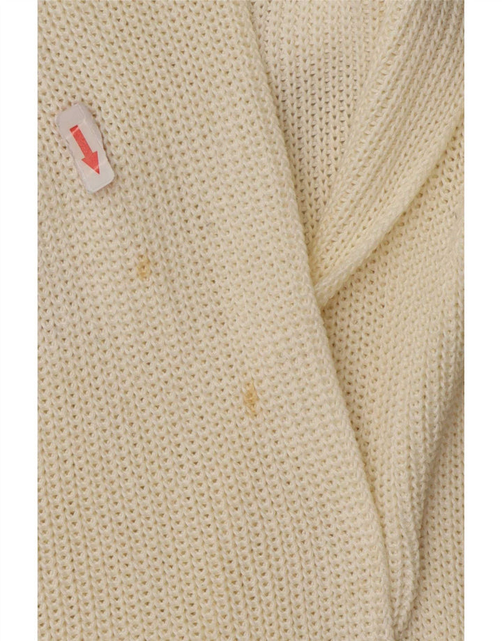 Sweter damski Massimo Dutti Longline Open Cardigan UK 10 Small Off White