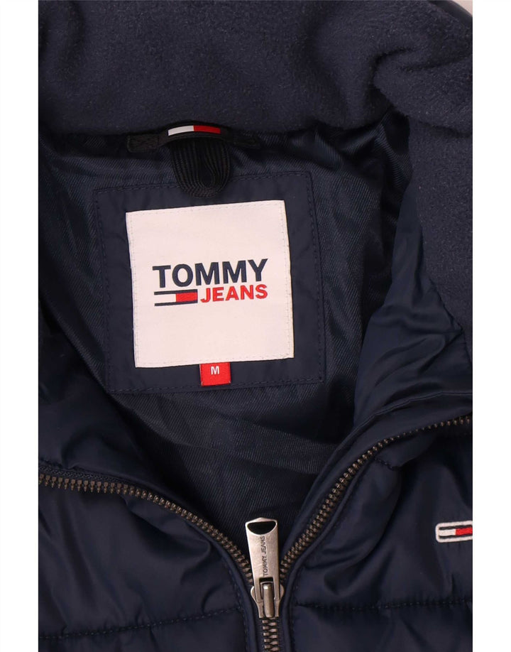 Damska ocieplana kurtka Tommy Hilfiger UK 14, średni granatowy poliester