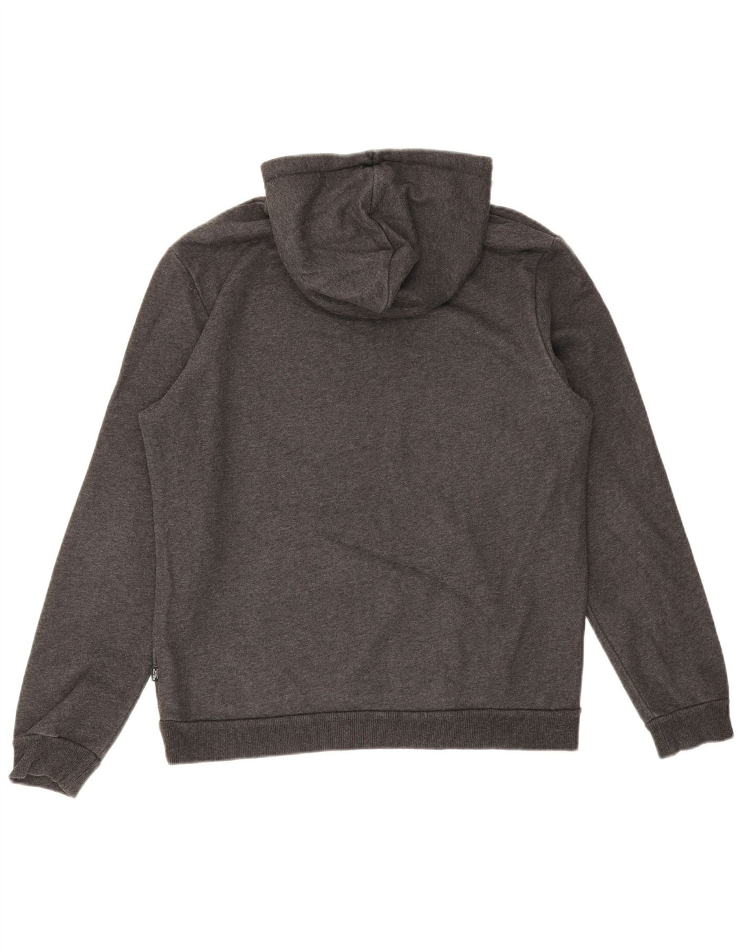 Męski sweter z kapturem i grafiką PUMA, średnioszary, bawełniany