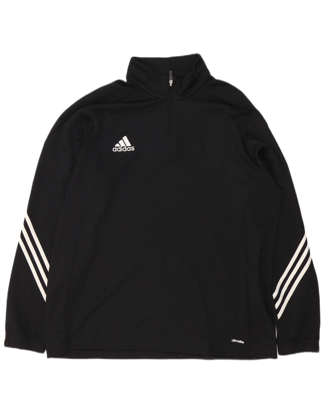 Adidas Męski dres Climalite z zamkiem błyskawicznym na szyi Top 2XL Czarny poliester