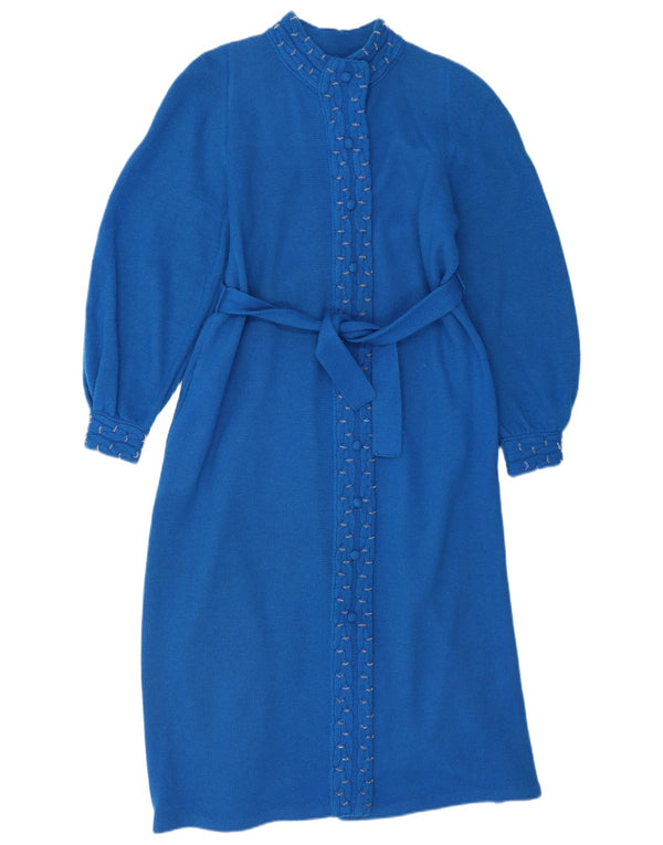 Sukienka damska w stylu vintage, UK 18 XL, niebieska